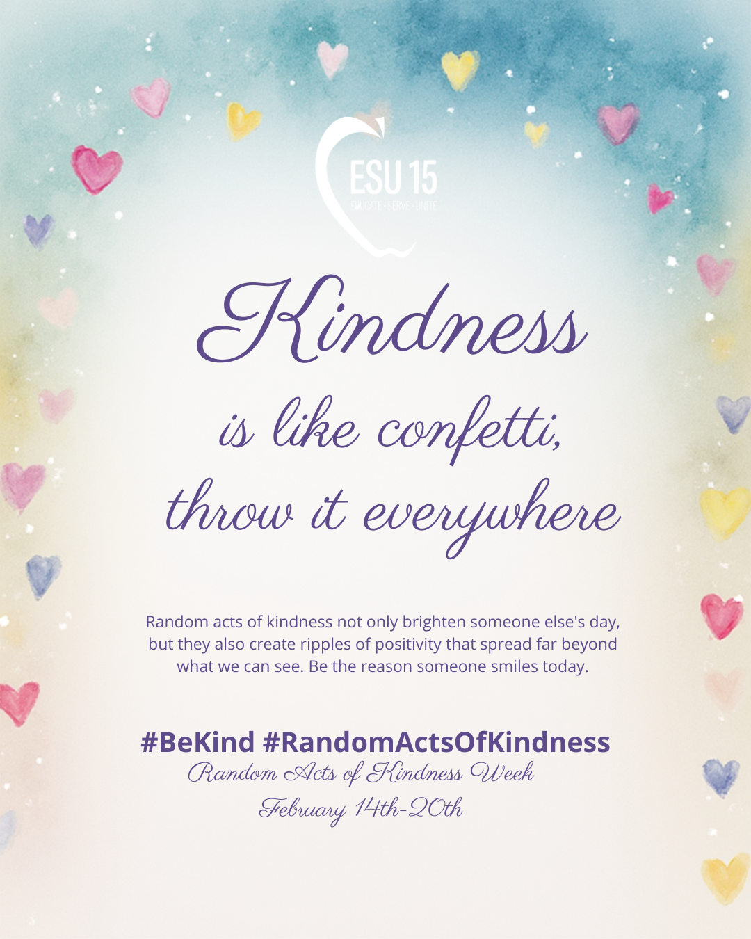 celebrate random acts of kindness week